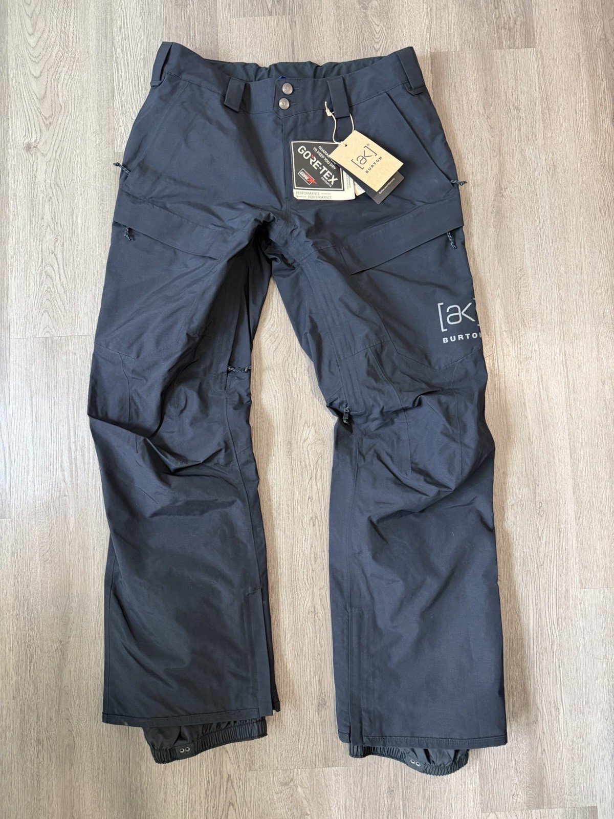 Burton [ak] GORE-TEX Swash Snowboard Pants - Men\'s Medium, True black