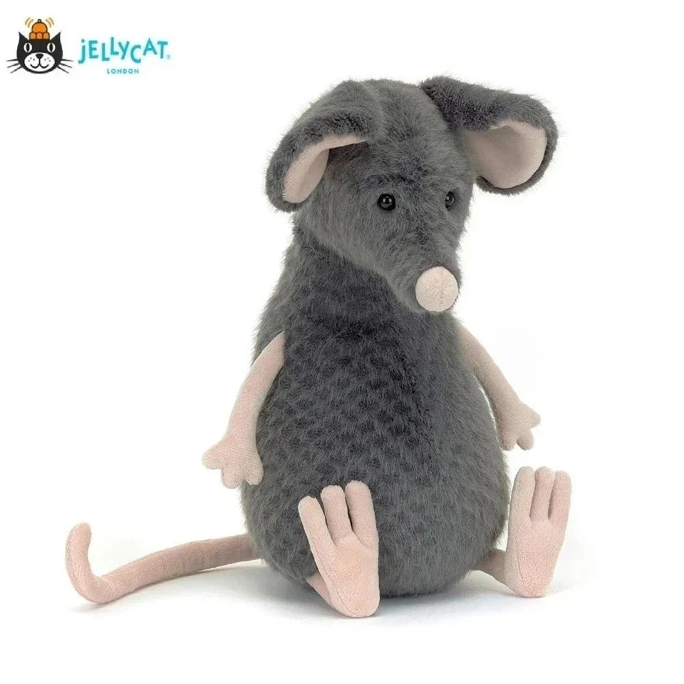 Jellycat LACHLAN SAD RAT Plush Soft Stuffed Toy - Authentic NWT Gifts US