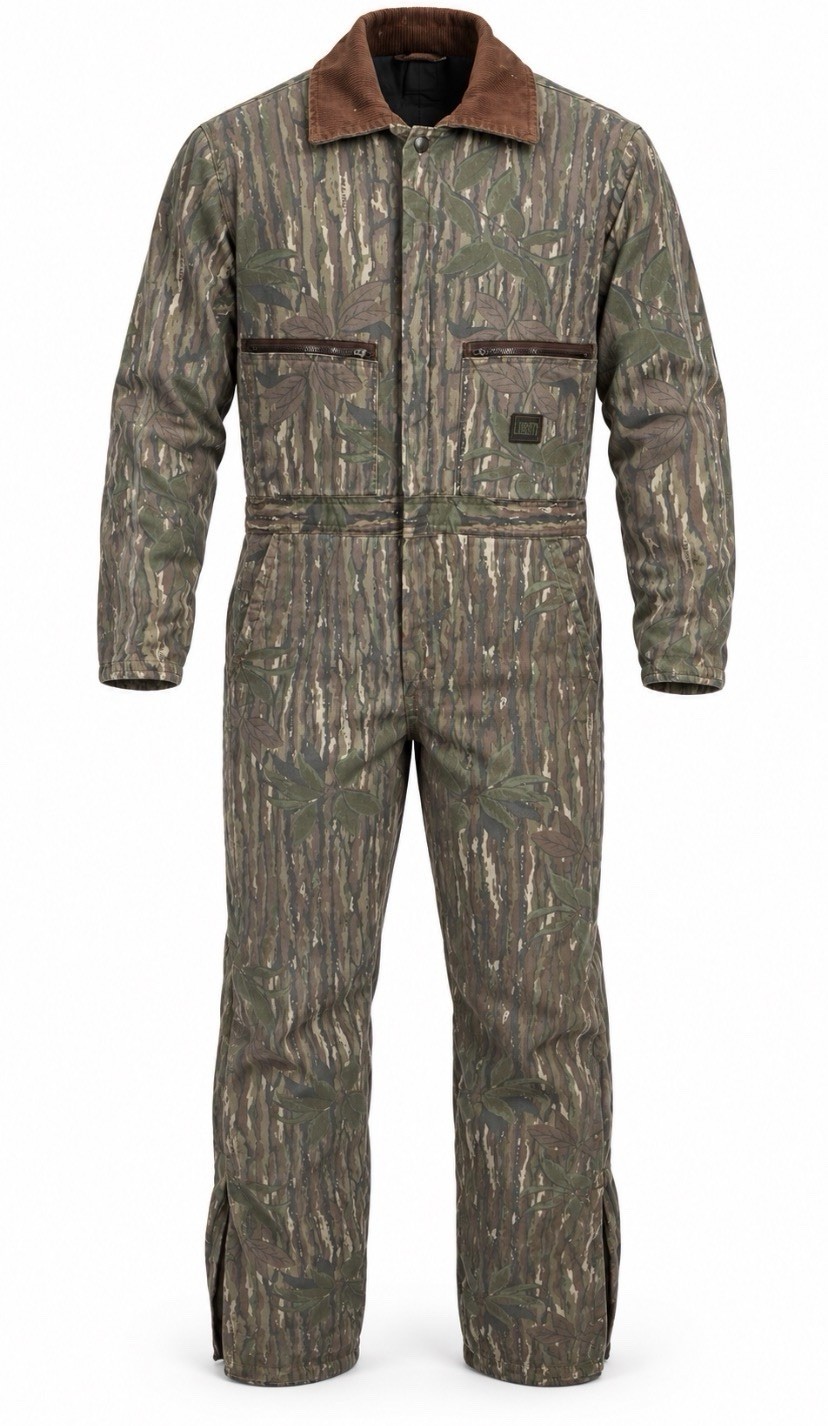 Vintage Liberty Insulated Coveralls Rugged Outdoor Gear Realtree Camo Men M USA
