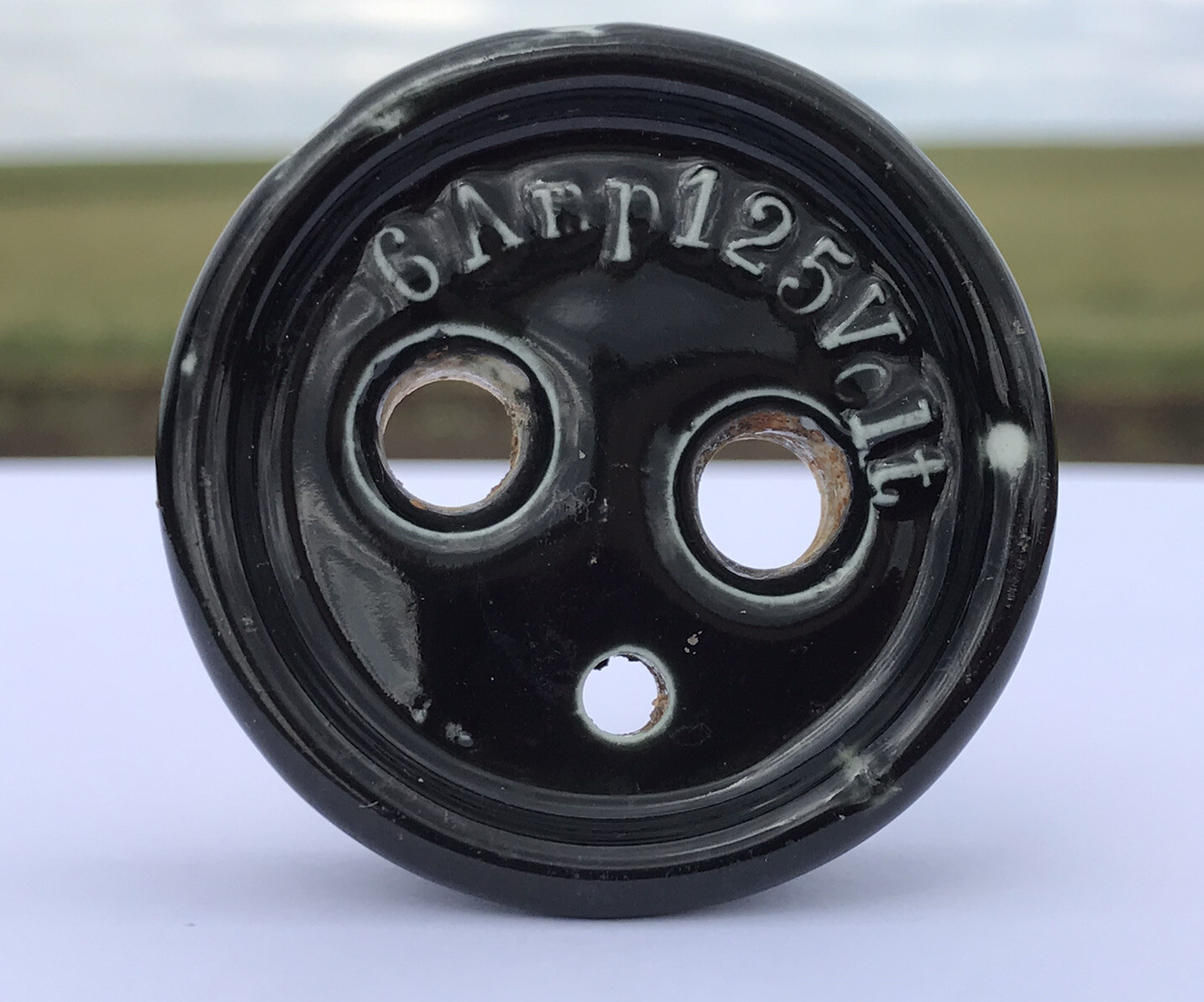 Pre-1900s Antique Socket Outlet «6 Amp 125 Volt»