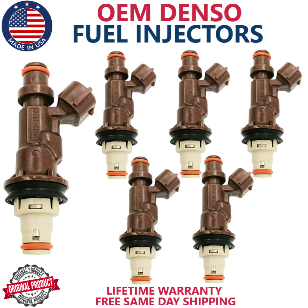 x6 OEM DENSO Best Upgrade FUEL INJECTORS FOR 1999 - 2002 Toyota 4Runner 3.4L V6