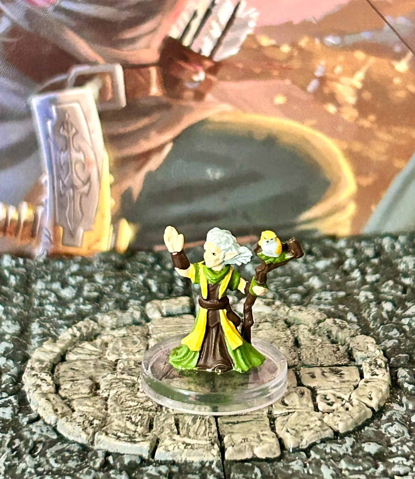 Gnome Emerald Enclave Druid D&D Miniature Dungeons Dragons Adventures in Faerun