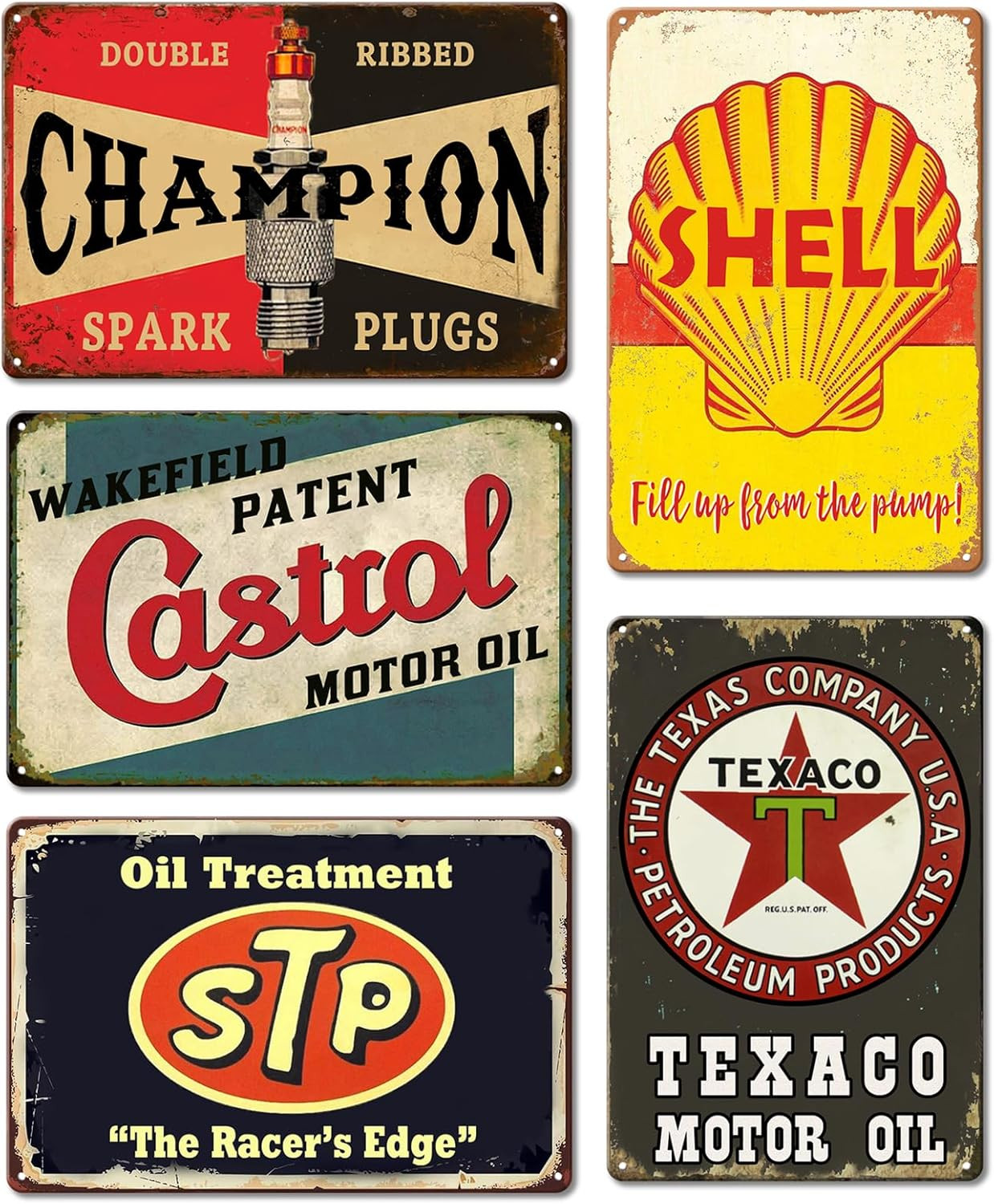 Vintage Metal Tin Signs Retro Garage Signs for Men Wall Decorations Old Car Vintage Metal Tin Signs Retro Garage Signs for Men Wall Decorations Old Car