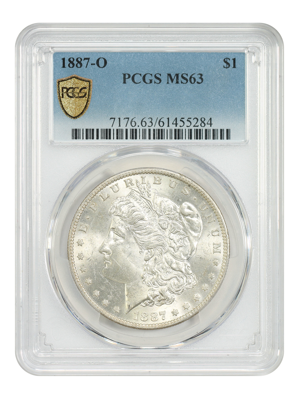 1887-O $1 PCGS MS63 - Morgan Dollar 1887-O $1 PCGS MS63 - Morgan Dollar