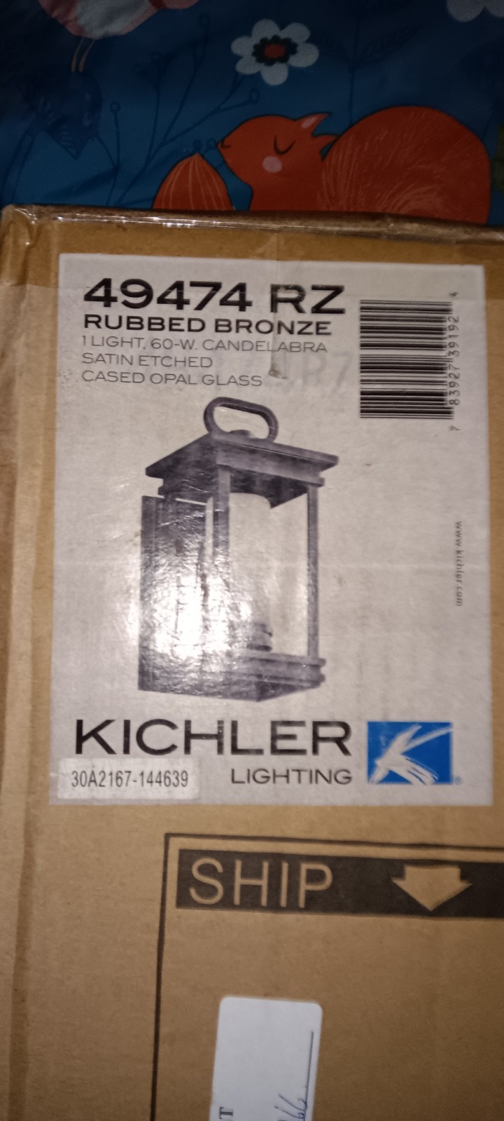 Kichler 49474 Rubbed Bronze Outdoor Wall Lantern x2 $100 each. Kichler 49474 Rubbed Bronze Outdoor Wall Lantern x2 $100 each.