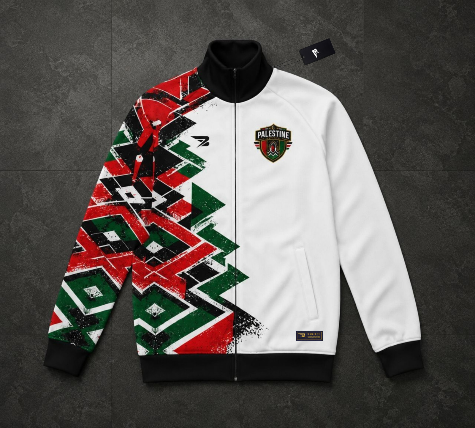 Palestine - Fan Jacket Sublimation Exclusive Design soccer football by bolieri 