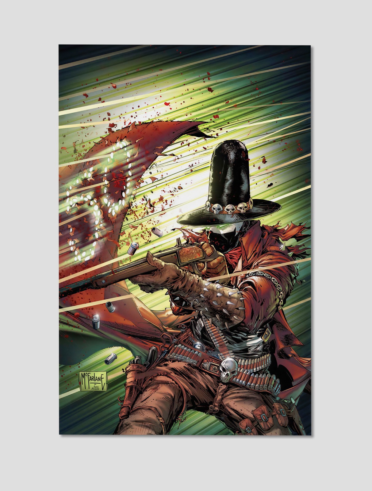 Gunslinger Spawn Western Vigilante Premium Giclee Print Poster 11x17 Wall Art
