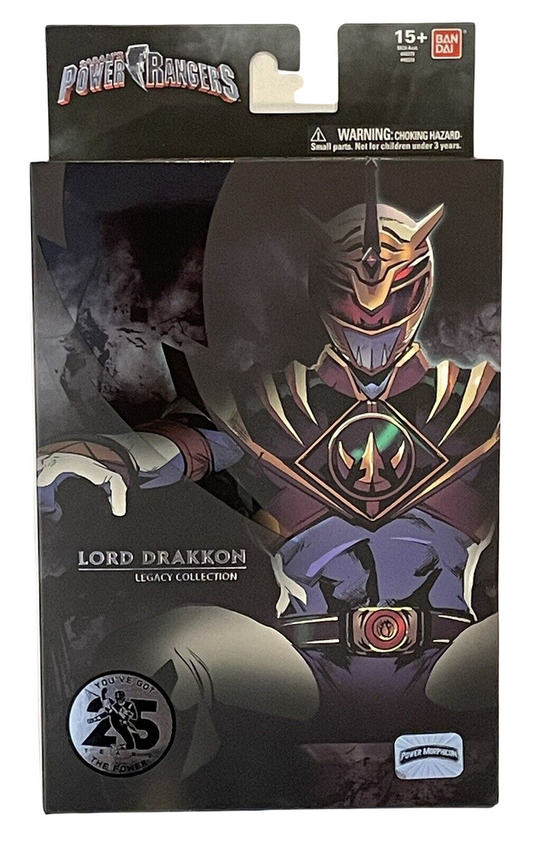 Power Rangers Lord Drakkon Action Figure Bandai Power Morphicon Exclusive Power Rangers Lord Drakkon Action Figure Bandai Power Morphicon Exclusive