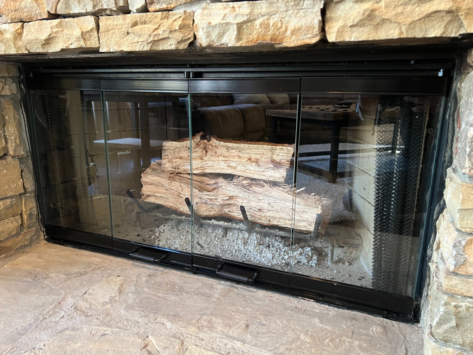 Fireplace Glass Door Set For Heatilator Fireplace