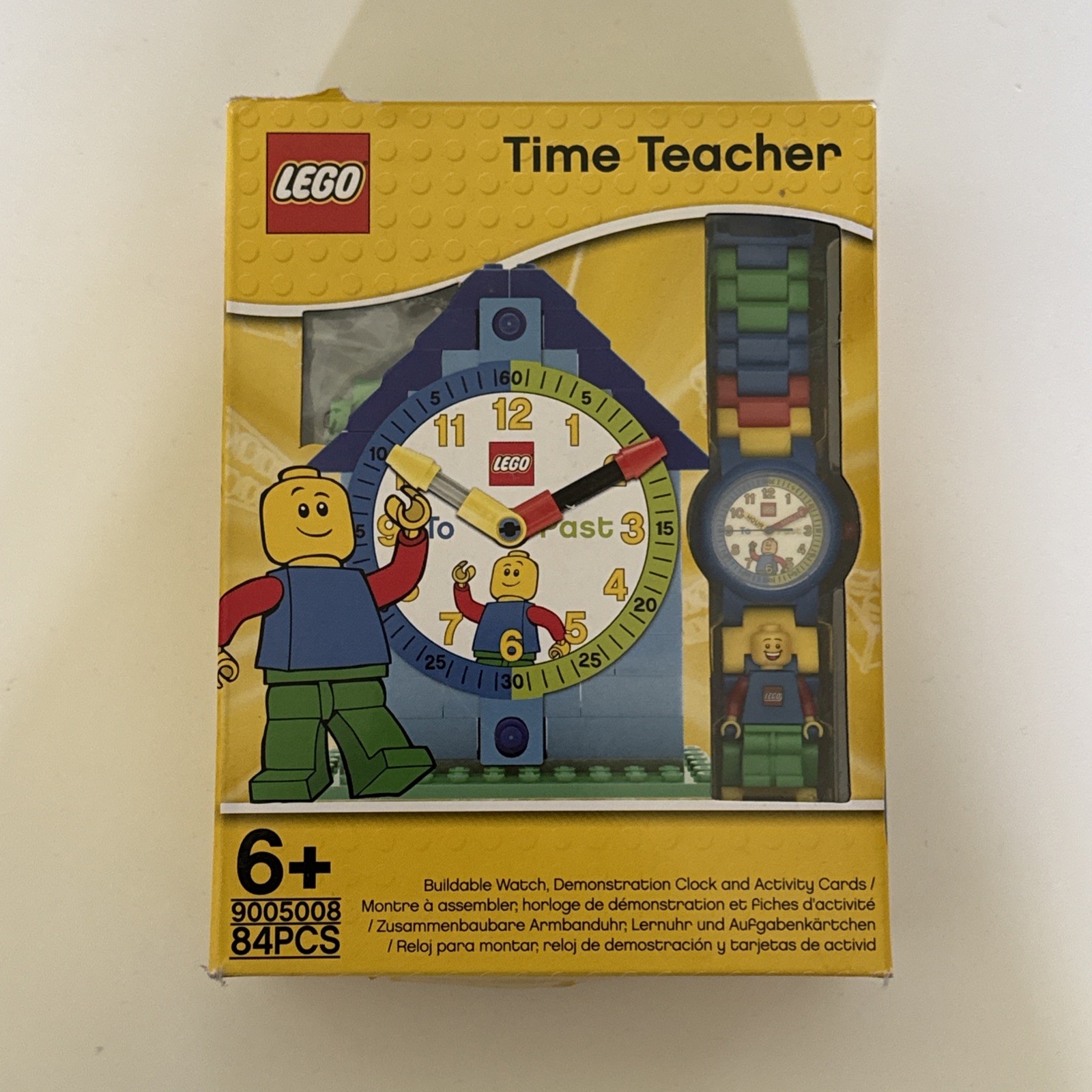 LEGO Time Teacher: Buildable Watch, Constructible Clock, Activity Card (9005008) LEGO Time Teacher: Buildable Watch, Constructible Clock, Activity Card (9005008)