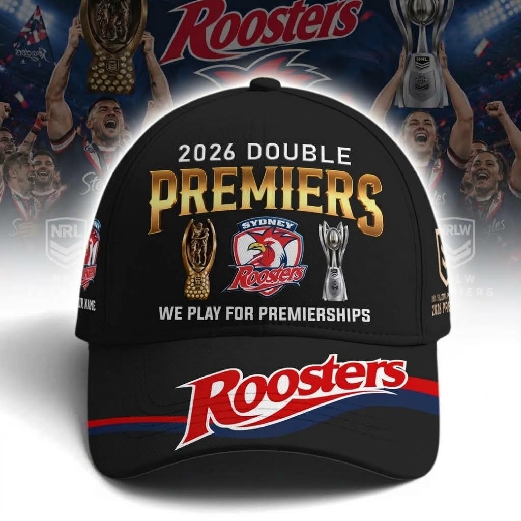 Sydney Roosters Premiers Champions 2026 Apparel Classic Cap