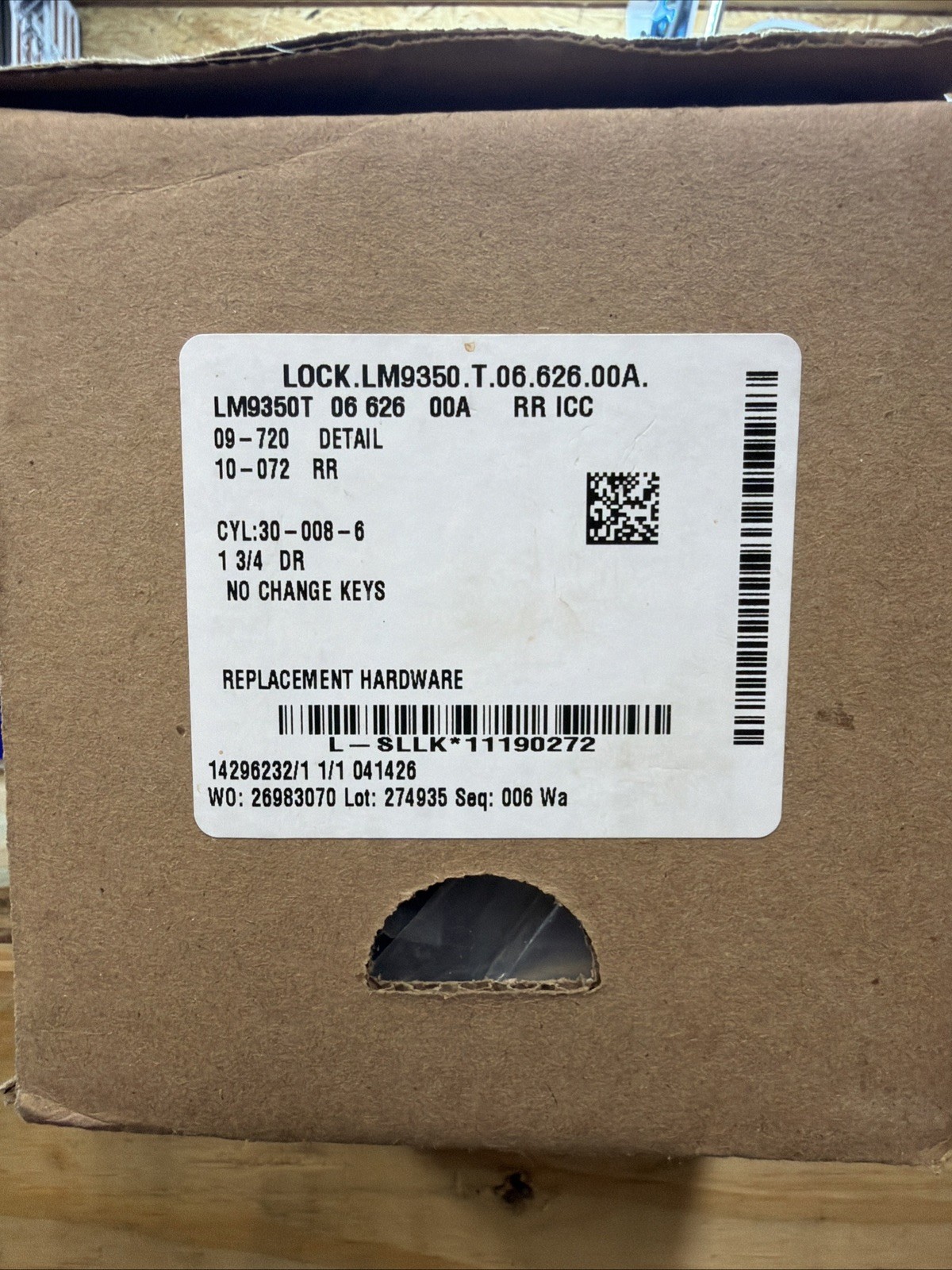 SCHLAGE LM9350.T.06.626.00A COMMERCIAL LOCKSET BRAND NEW SCHLAGE LM9350.T.06.626.00A COMMERCIAL LOCKSET BRAND NEW