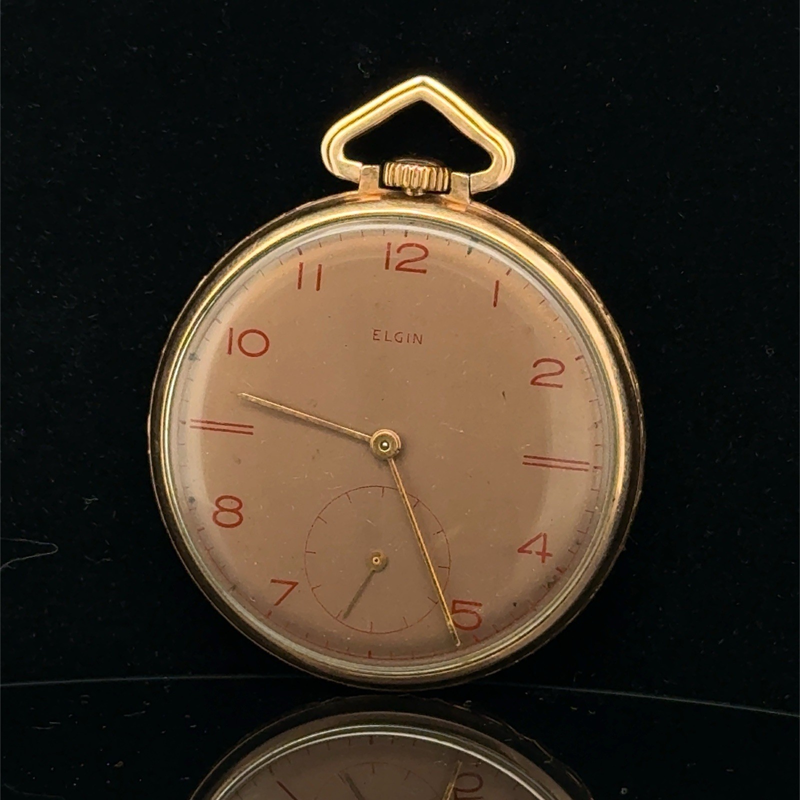 1941 Elgin Grade 546 10s 15J 10K RGP Pocket Watch