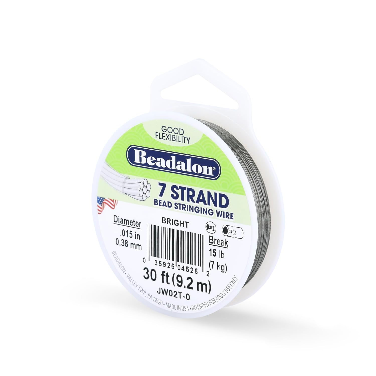 7-Strand Stainless Steel Beading Wire, Flexible & Durable Wire for Jewelry Makin