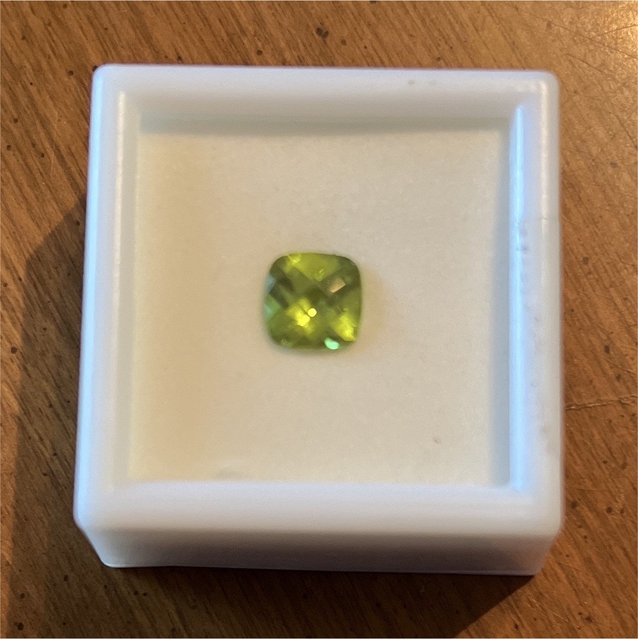 2.00CT Green Peridot Cushion Cut 8x8mm Loose Gemstone P2C106 1005