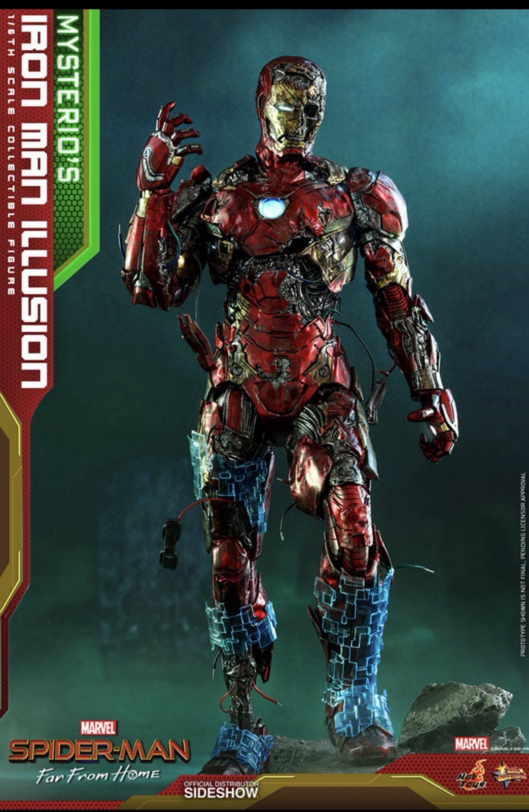 Marvel Hot Toys Far From Home Mysterio's Iron Man Illusion