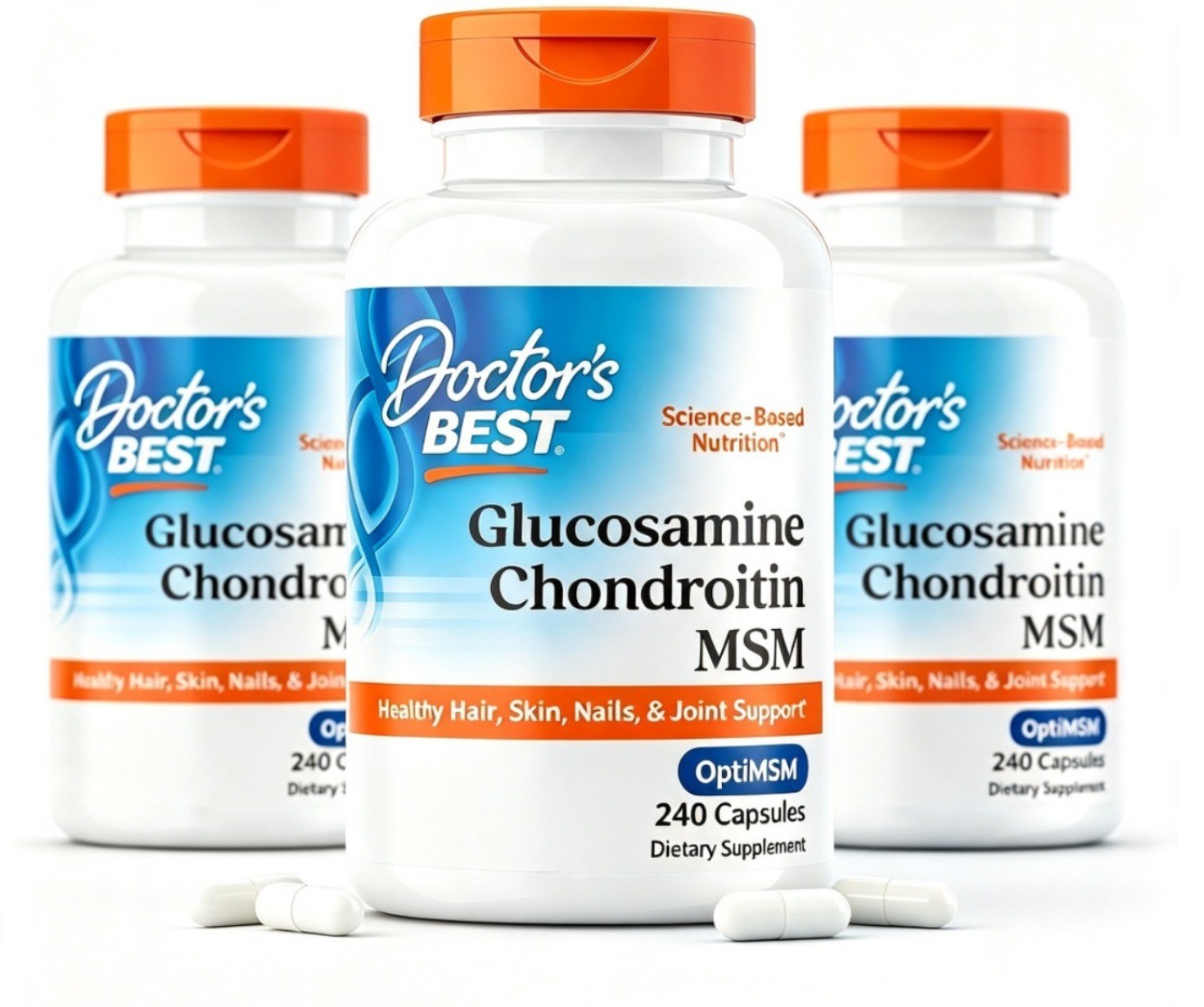 Doctor's Best Glucosamine Chondroitin MSM with OptiMSM Capsules