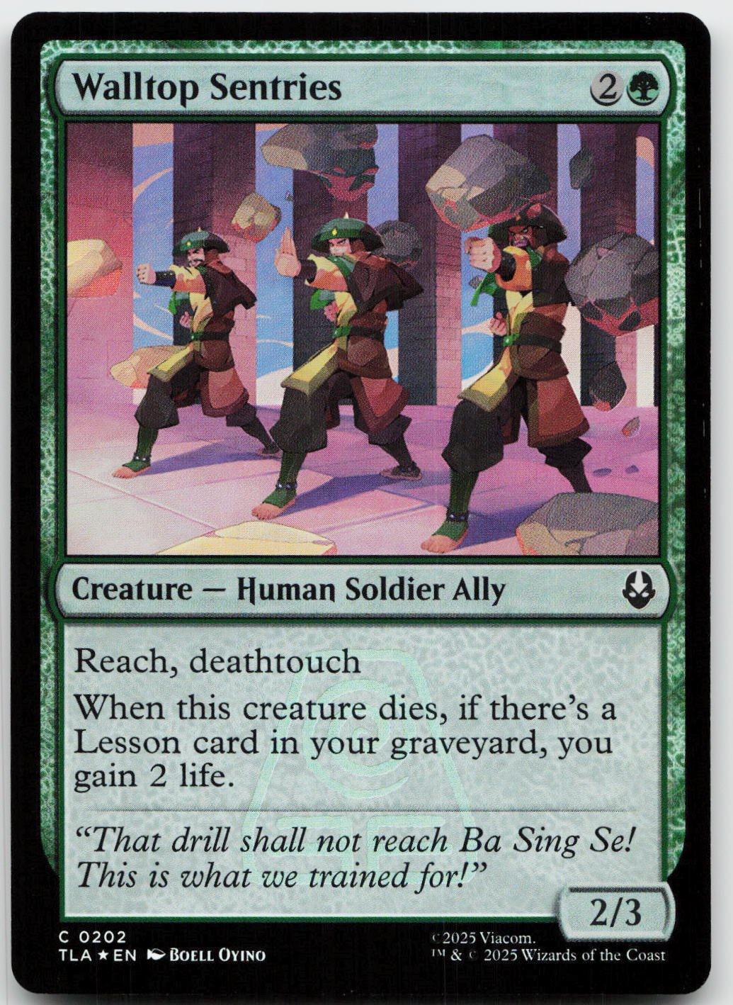 Walltop Sentries Foil [TLA - 202]NM