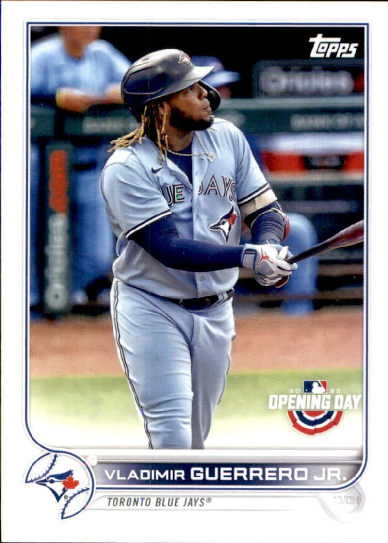 2022 TOPPS OPENING DAY #220 VLADIMIR GUERRERO JR. TORONTO BLUE JAYS BASEBALL
