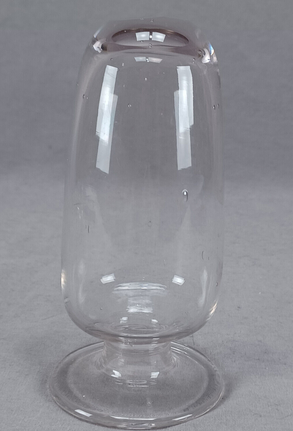 19th Century American Blown Glass 5 1/2 Inch Inverted Show Jar Apothecary Globe 19th Century American Blown Glass 5 1/2 Inch Inverted Show Jar Apothecary Globe