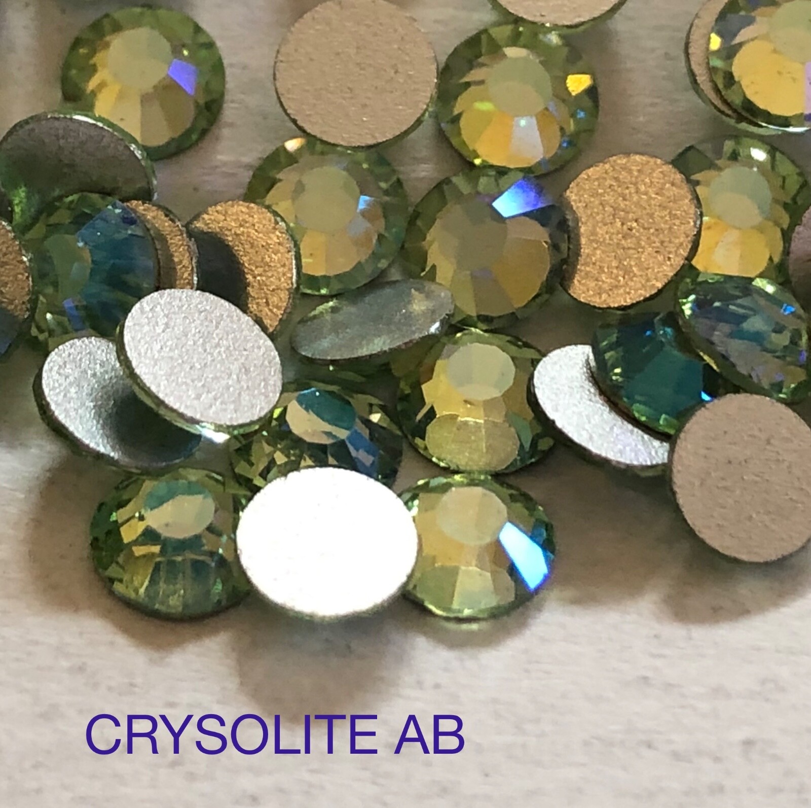 10 GROSS (1440 PCS) SS20 (4.7 MM) VIVA12 CZECH PRECIOSA SILVER FOILD AB CRYSTALS