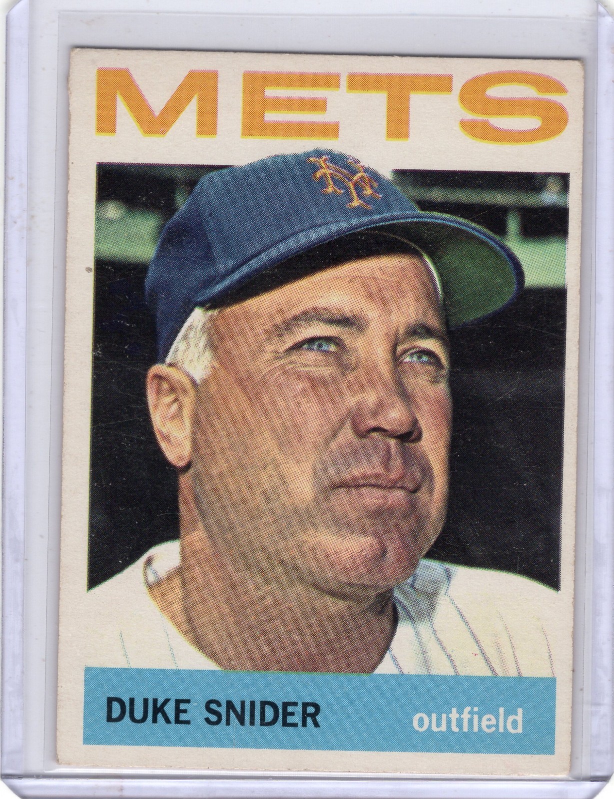 DUKE SNIDER (HOF) 1964 Topps #155-New York Mets DUKE SNIDER (HOF) 1964 Topps #155-New York Mets
