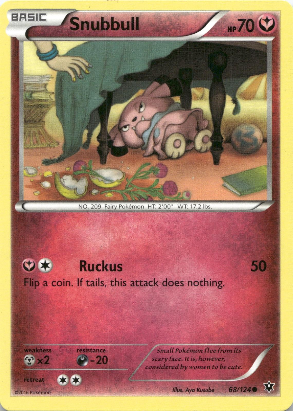 Snubbull 68/124 Common Fates Collide Pokemon Lightly Played
