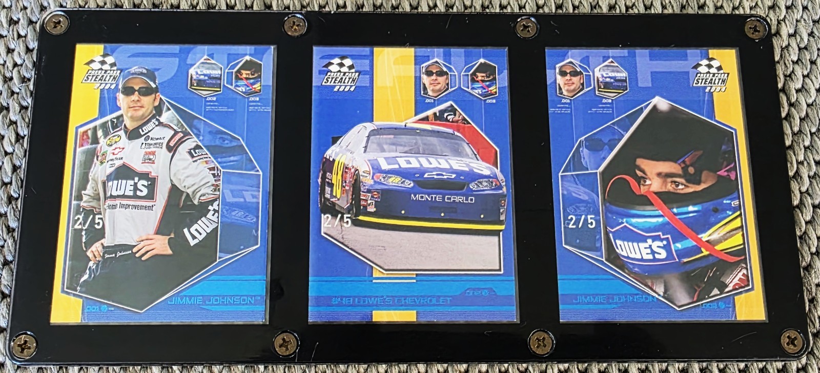 JIMMIE JOHNSON 2003/ 2004/2005 Press Pass NASCAR eBay Preview Cards Lot of 15