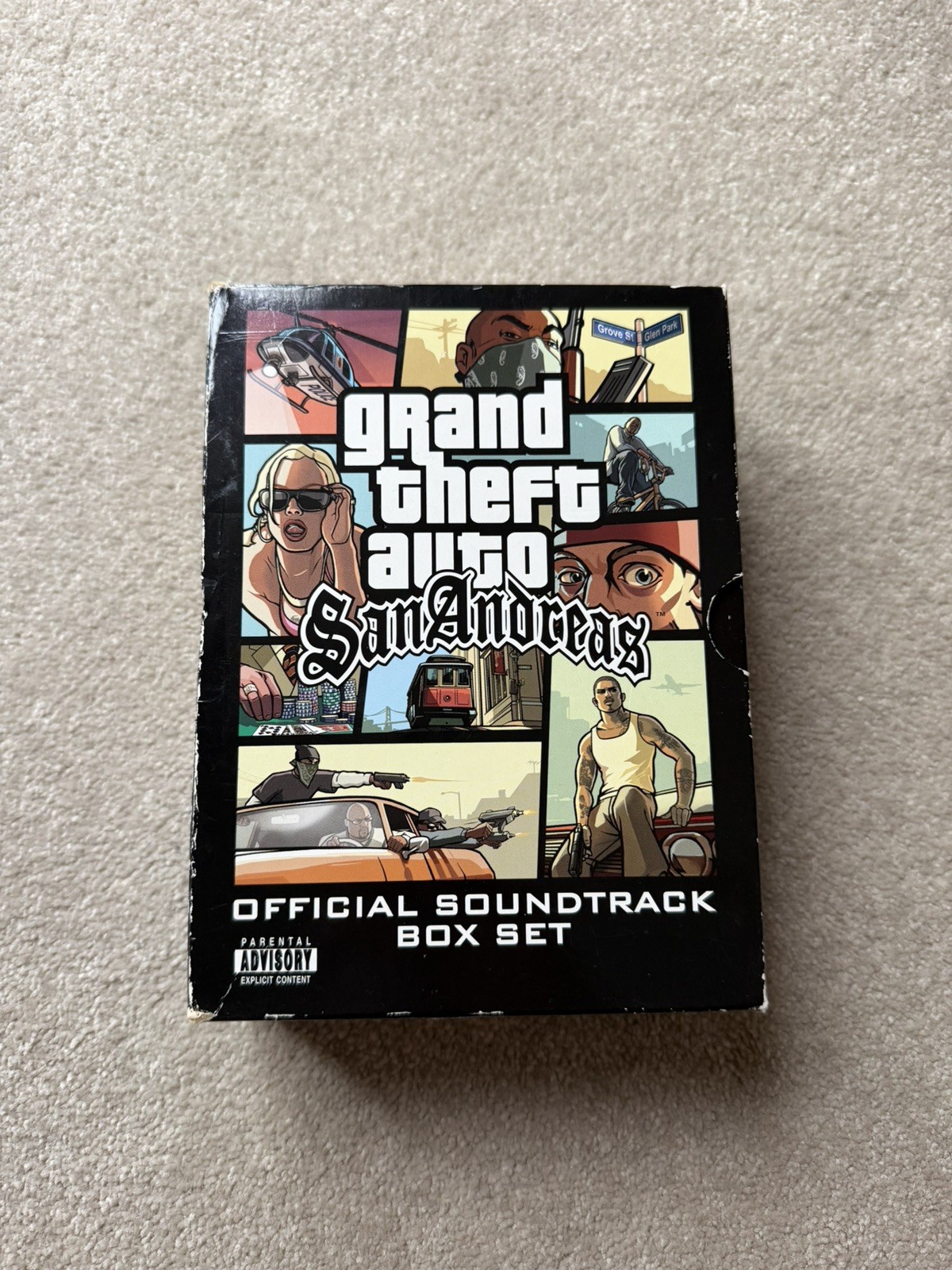 Grand Theft Auto San Andreas Official Soundtrack 8 CD Box Set Grand Theft Auto San Andreas Official Soundtrack 8 CD Box Set