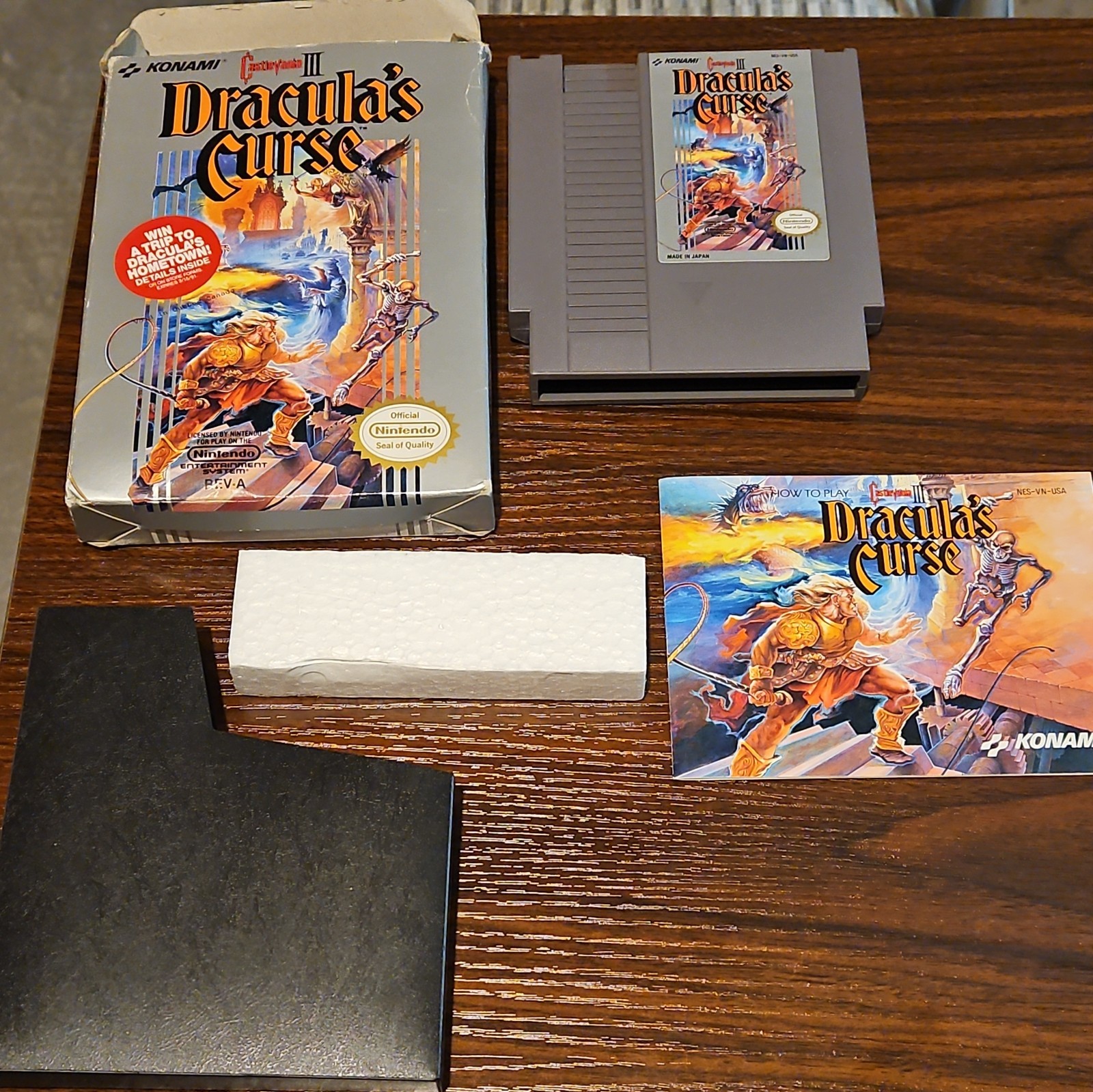 Castlevania III 3 Dracula\'s Curse NES CIB Castlevania III 3 Dracula\'s Curse NES CIB