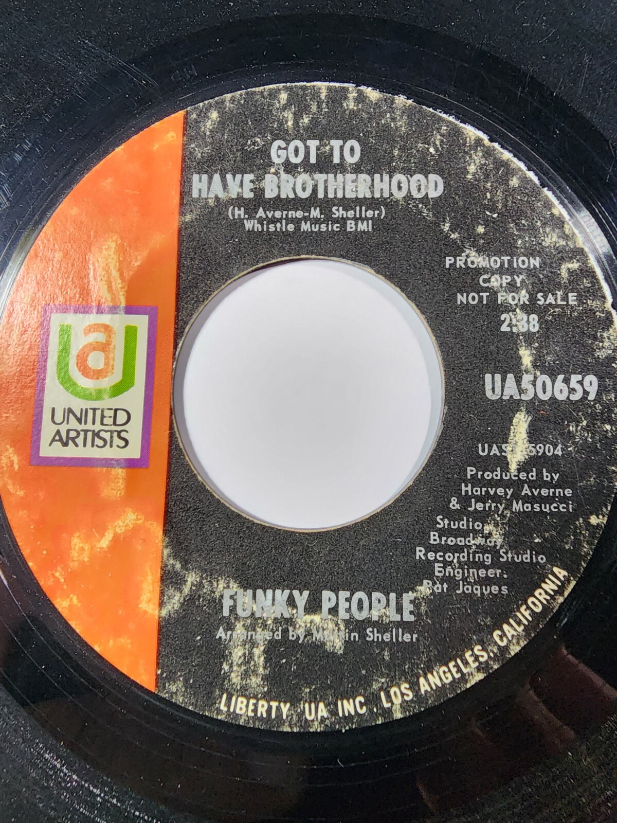 FUNKY PEOPLE: let's get together (you & i) / got to have brotherhood UA 7 FUNKY PEOPLE: let's get together (you & i) / got to have brotherhood UA 7