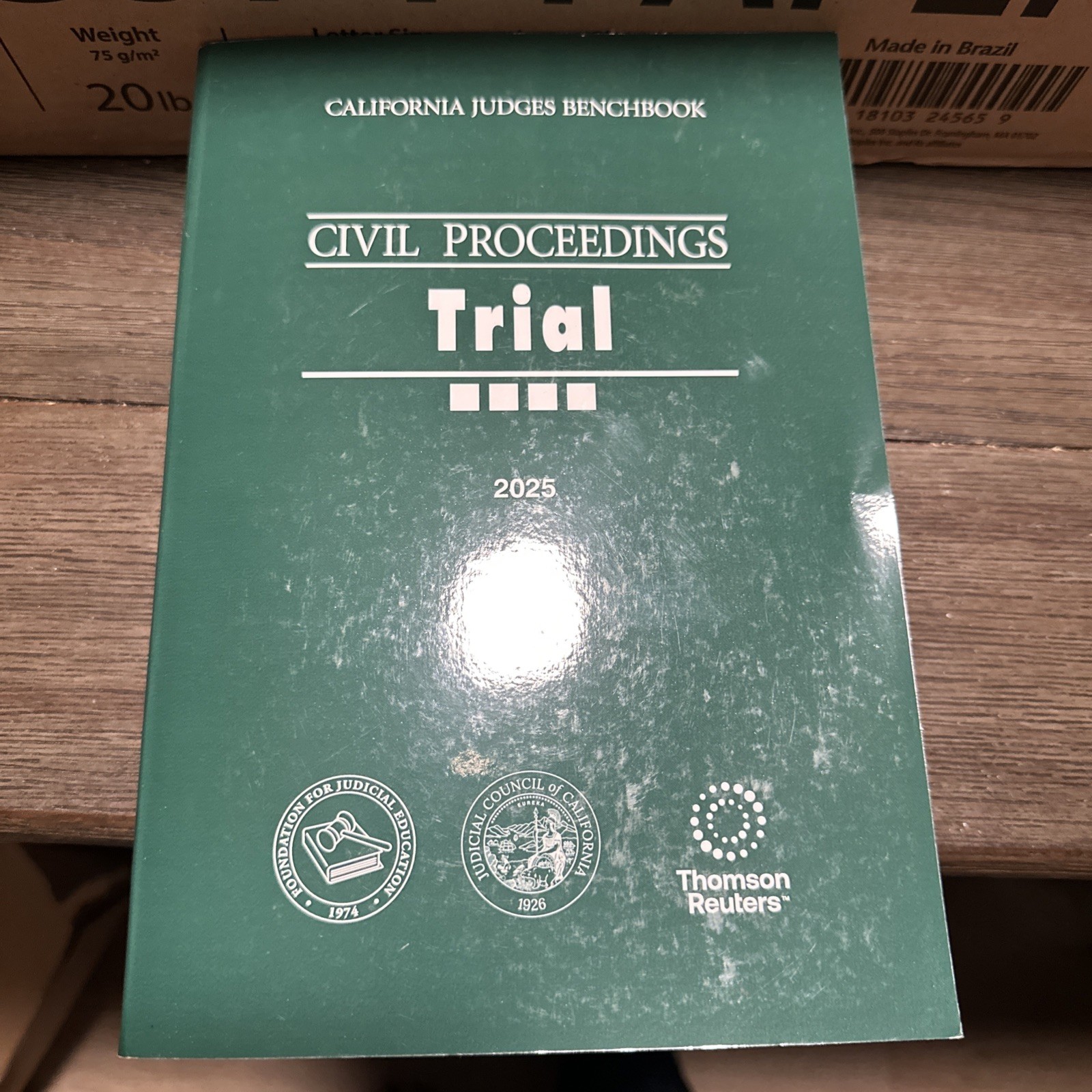 California Judges Benchbook Civil Proceedings TRIAL 2025 THOMSON | LAW PRACTICE California Judges Benchbook Civil Proceedings TRIAL 2025 THOMSON | LAW PRACTICE