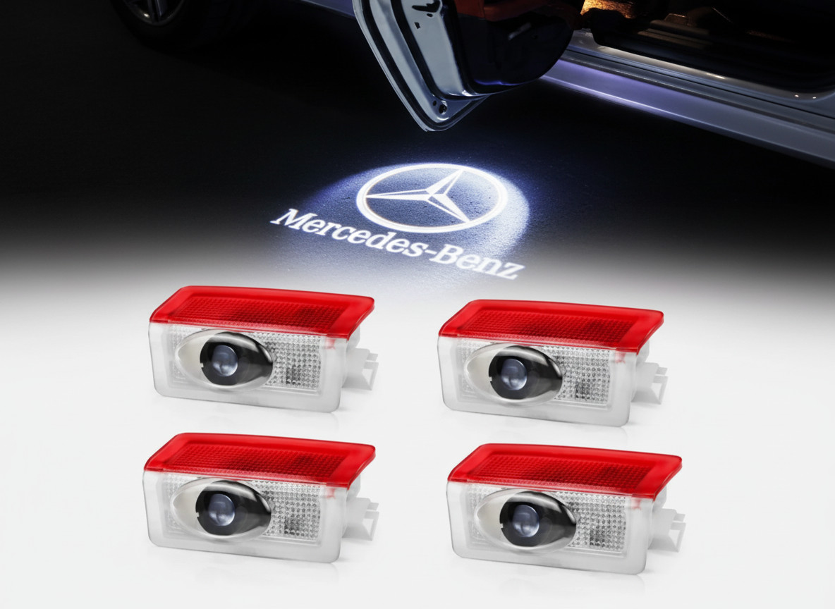 Mercedes-Benz Door Light Car LED 4Pcs Projector Ghost Shadow Lamp Mercedes-Benz Door Light Car LED 4Pcs Projector Ghost Shadow Lamp