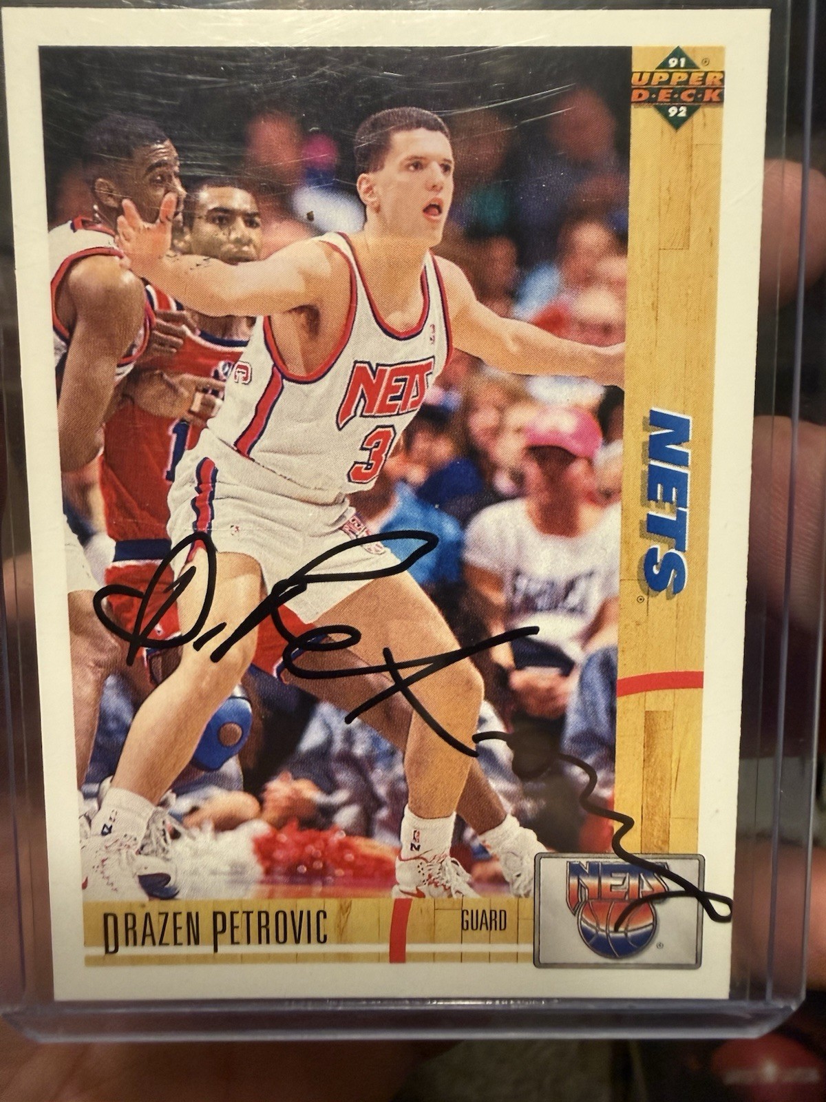 1991-92 Upper Deck - Drazen Petrovic #315 Signed Autographed Card In Person 1991-92 Upper Deck - Drazen Petrovic #315 Signed Autographed Card In Person