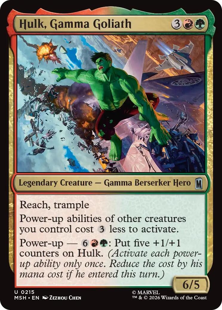NM - Hulk, Gamma Goliath [MSH - 215]