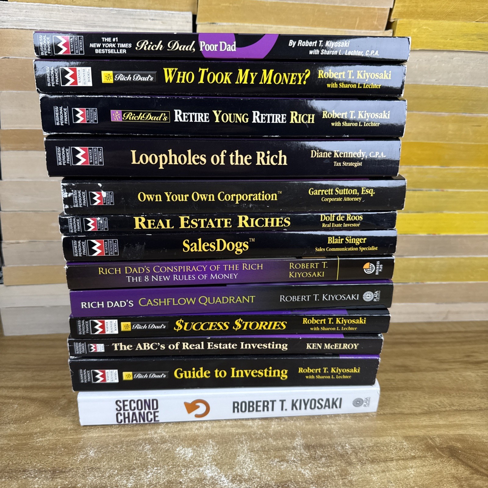 Robert Kiyosaki Rich Dad Poor Dad Book Lot of 13 Financial Investing Business