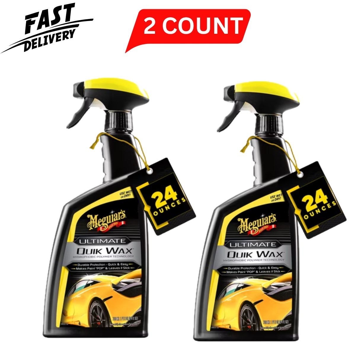Meguiar\'s Ultimate Quik Wax, Durable Protection, Quick and Easy - 24 Oz Spray Meguiar\'s Ultimate Quik Wax, Durable Protection, Quick and Easy - 24 Oz Spray