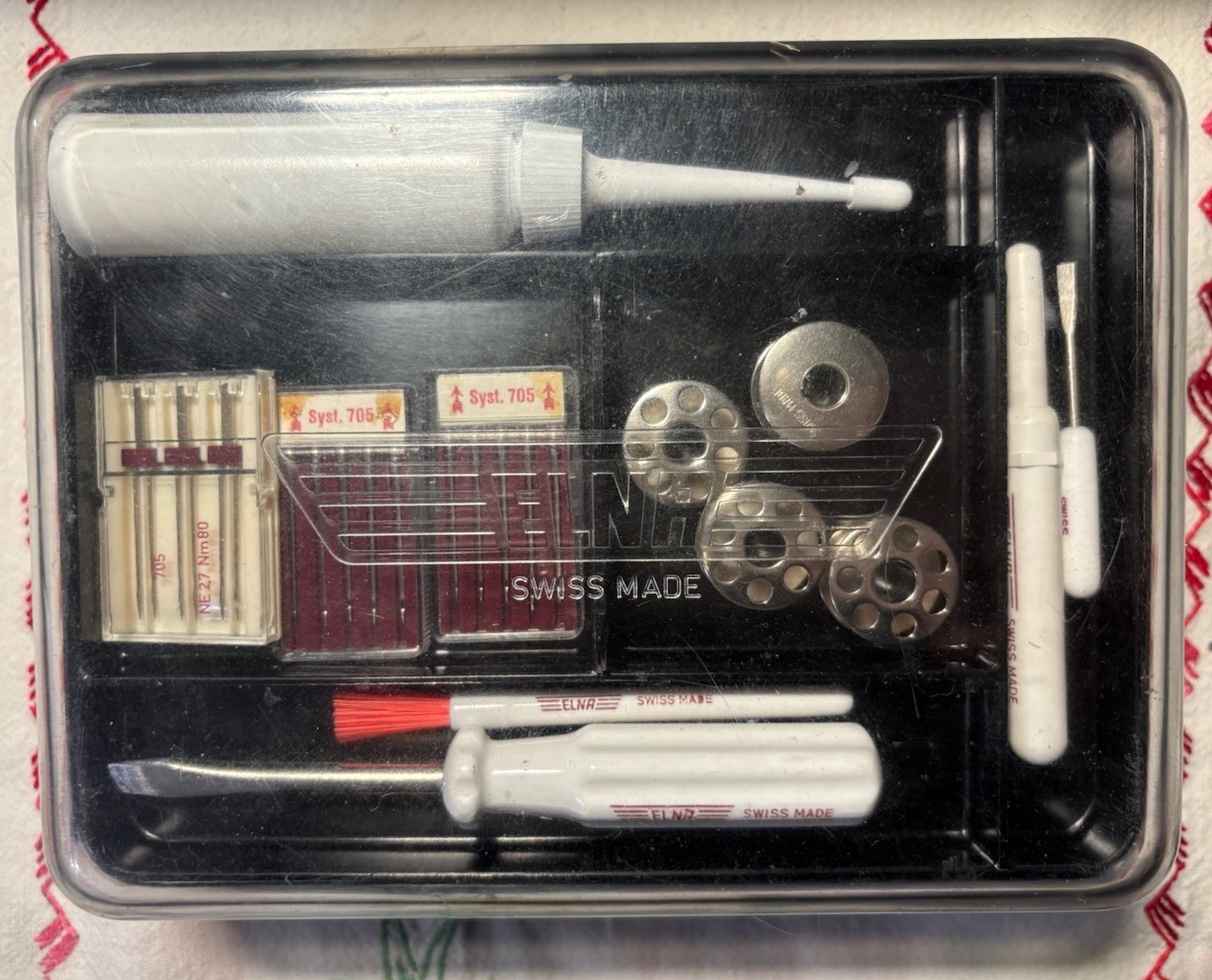 Vintage Elna  OR  Elna 2 Accessory Kit New In Original Box 40+ Pieces