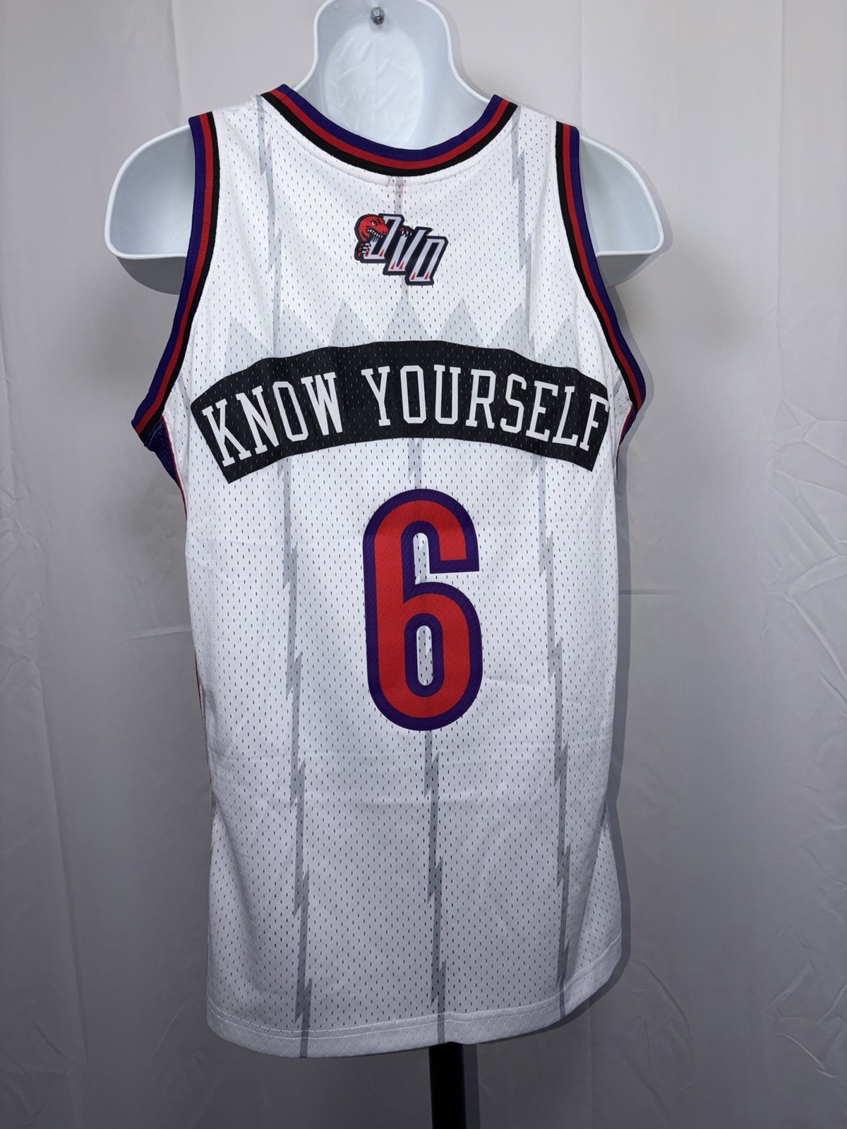 Mitchell Ness x OVO Raptors #6 Drake Jersey Large White Know Yourself NWT