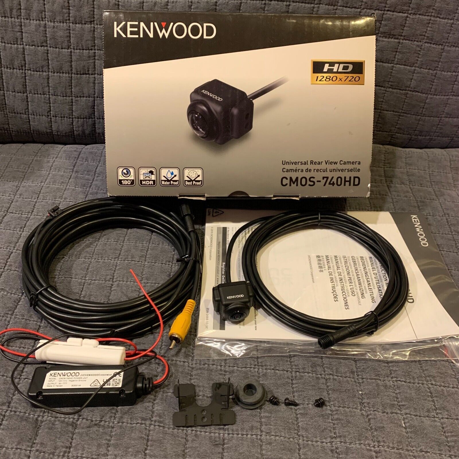 NEW Kenwood CMOS-740HD High-Def Rearview Camera for Select Kenwood Touchscreens