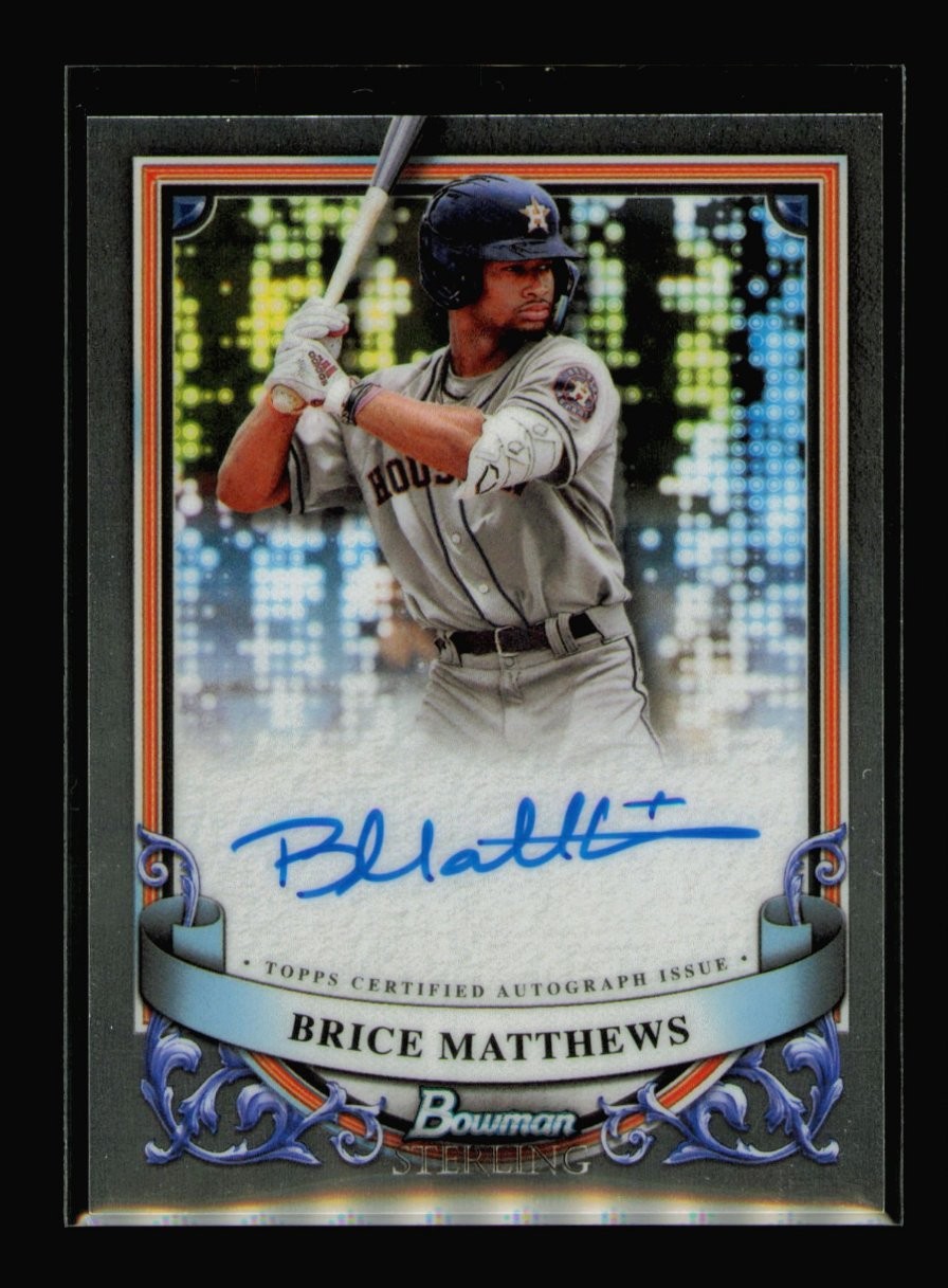 2024 Bowman Sterling Prospect Autographs Brice Matthews AUTO