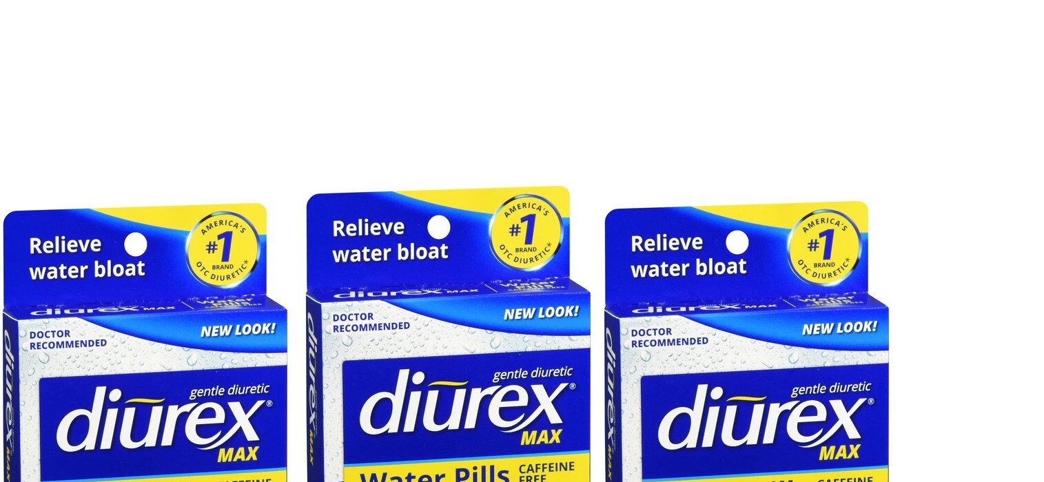 Diurex Max Water Pills Gentle Diuretic Caplets 24ct : 3 packs Diurex Max Water Pills Gentle Diuretic Caplets 24ct : 3 packs