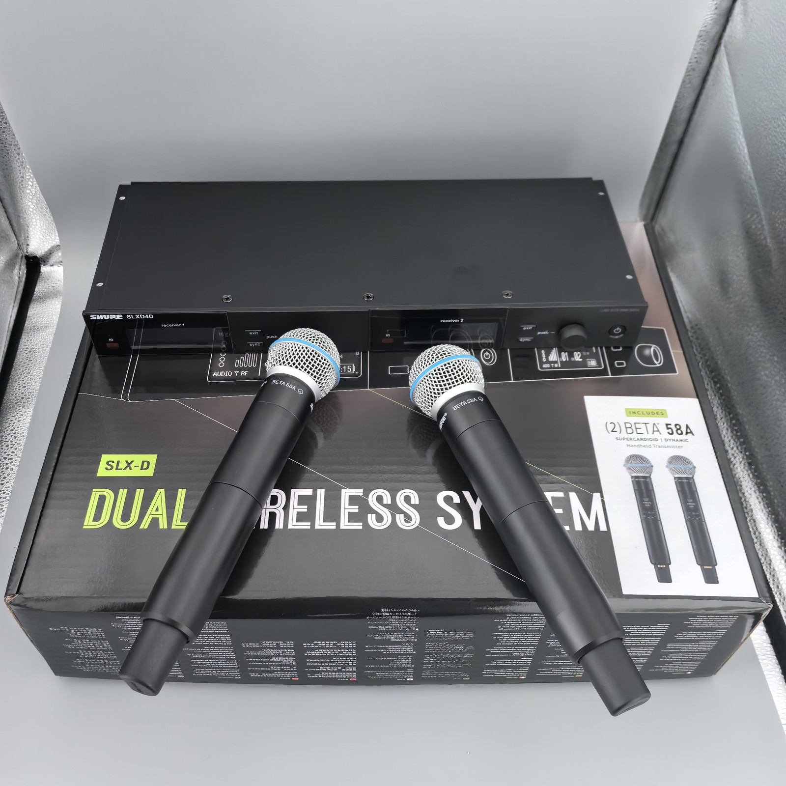 SLXD24D-BETA58 Dual Wireless Vocal Microphone System US