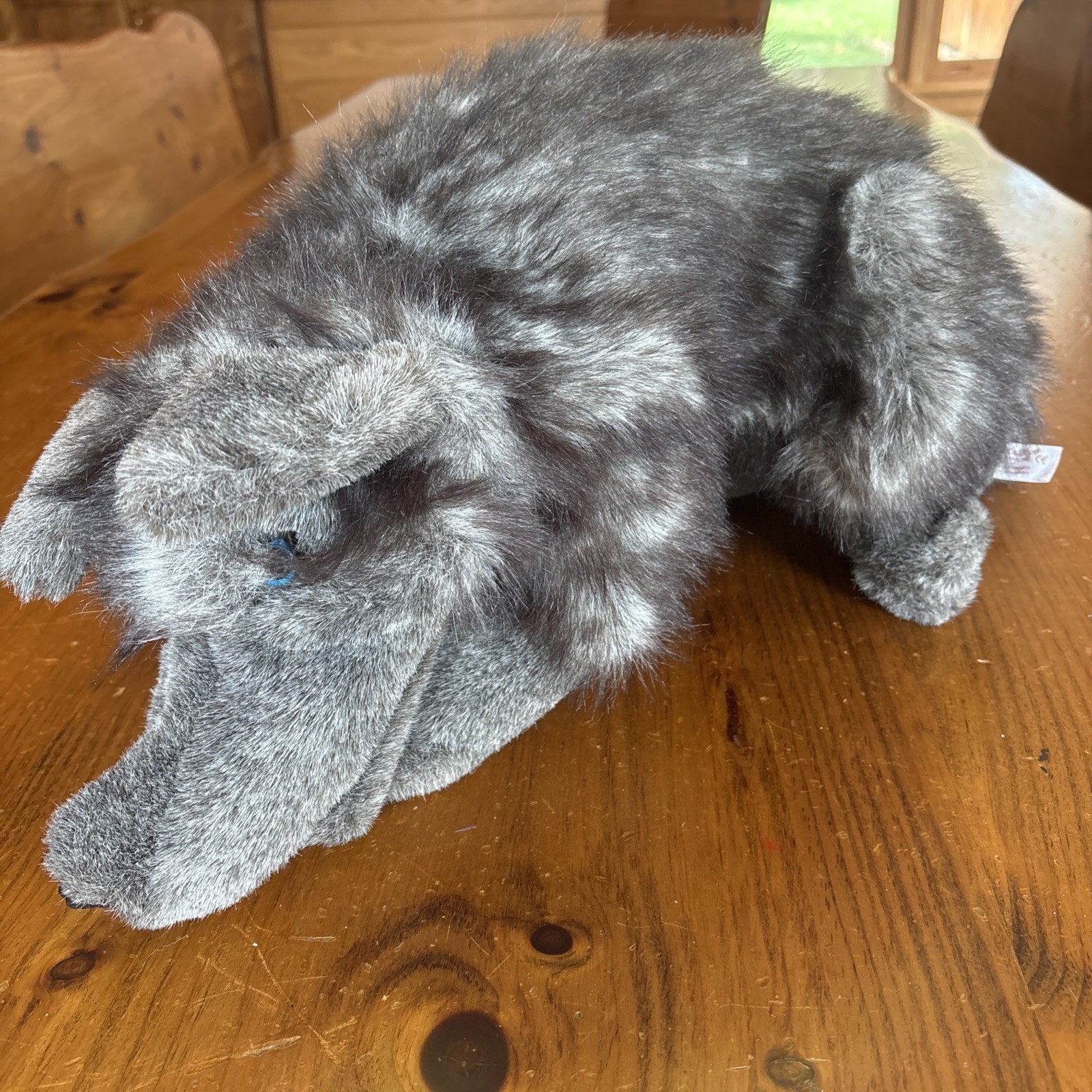 Vintage Folktails / Folkmanis Furry BIG BAD WOLF Full Body 30\ Vintage Folktails / Folkmanis Furry BIG BAD WOLF Full Body 30\