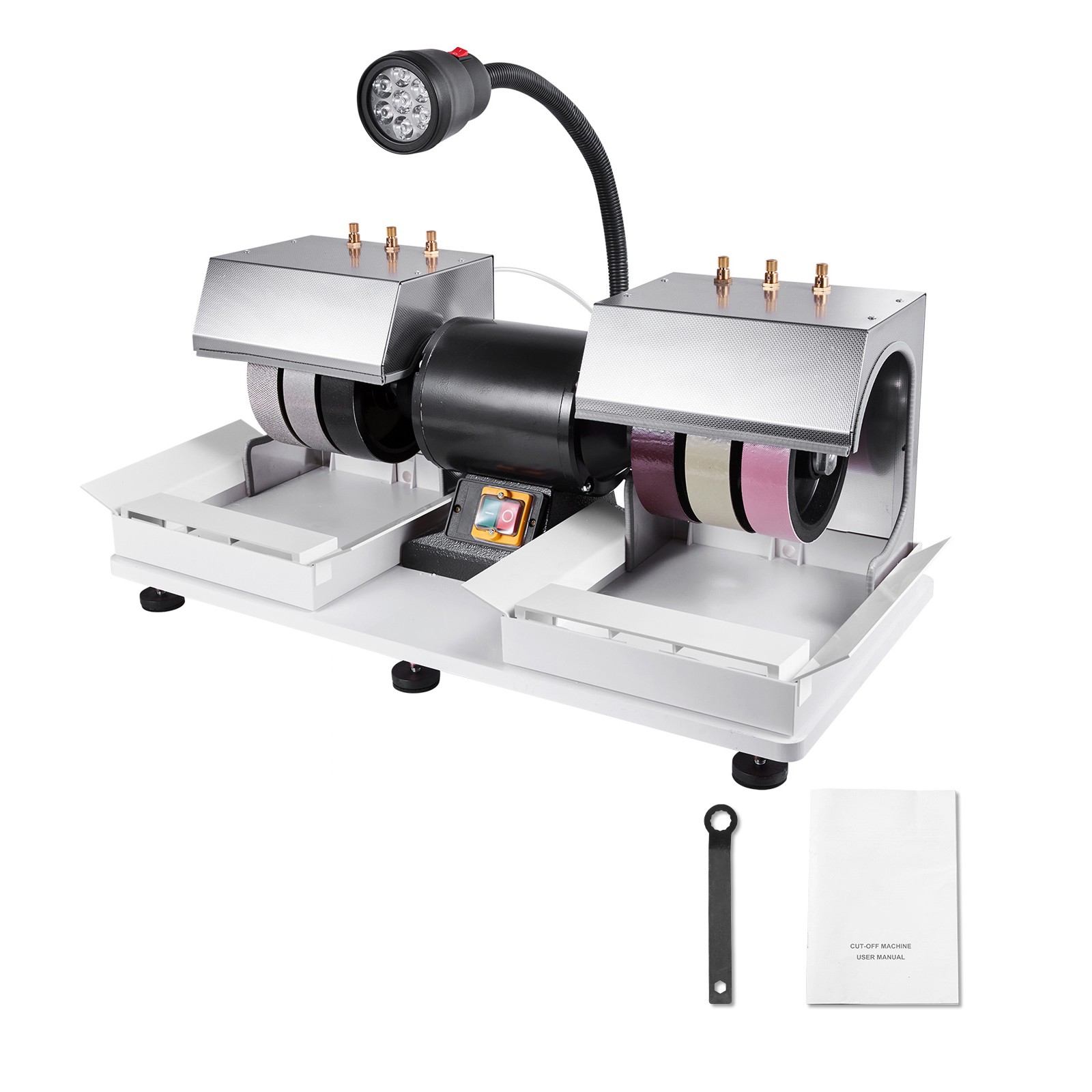 Uimoso 6in Lapidary Grinder Polisher Machine for Rocks and Gemstones Uimoso 6in Lapidary Grinder Polisher Machine for Rocks and Gemstones