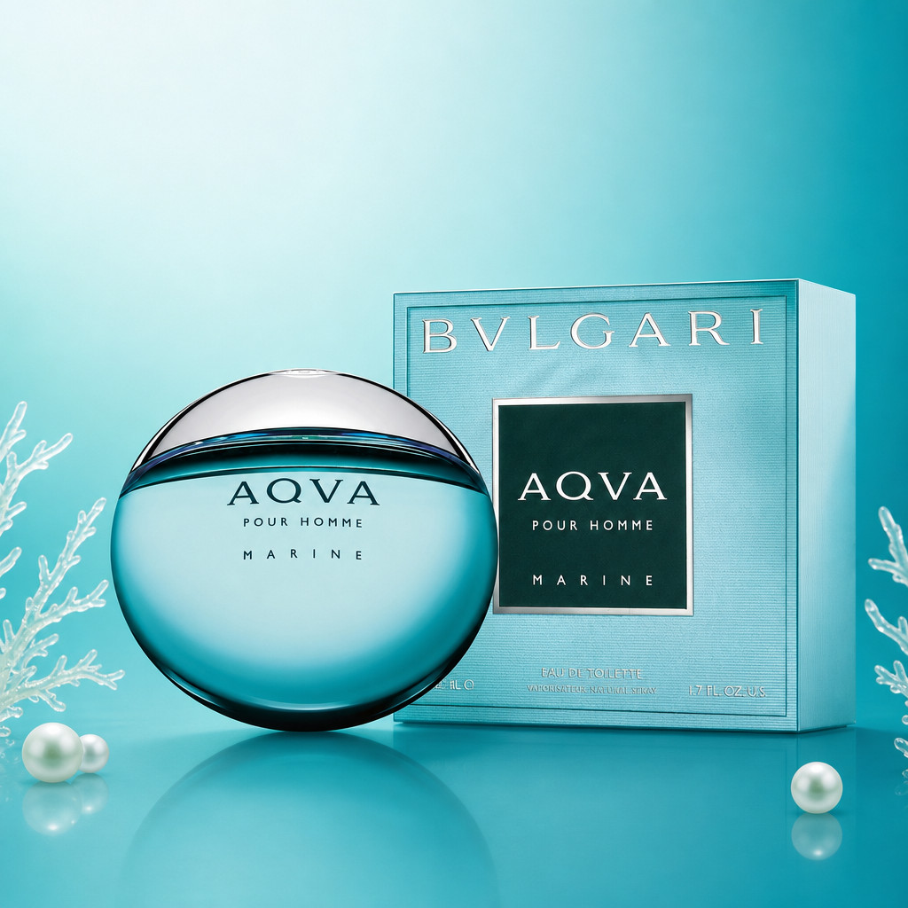 BVLGARI AQVA POUR HOMME MARINE EDT 3.4 OZ / 100 ML FOR MEN | SEALED IN BOX