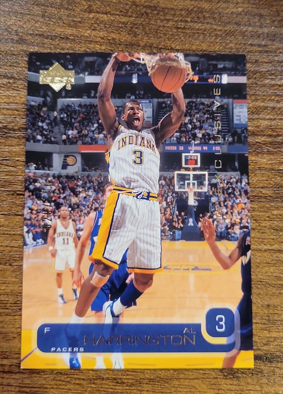 2002-03 Upper Deck UD Exclusives Gold Al Harrington Parallel SP /100 Case Hit