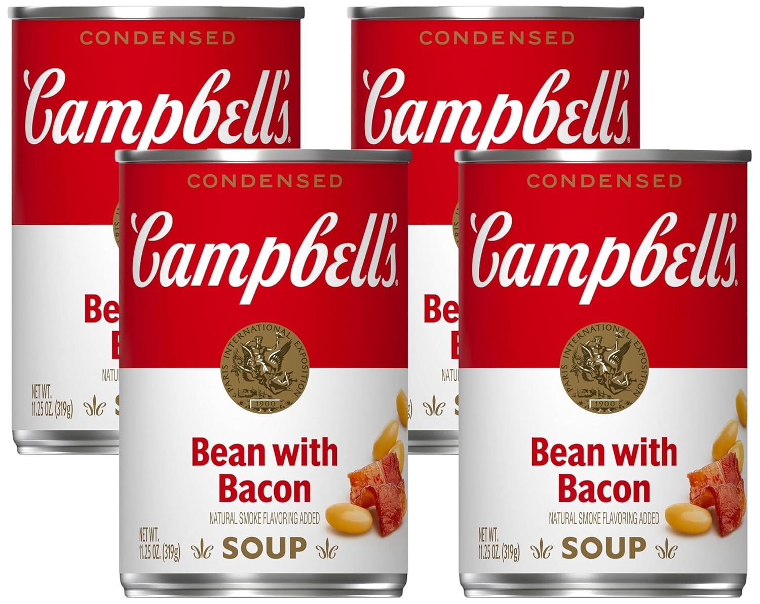 Campbell\'s Condensed Bean with Bacon Soup 🍲 11.25 Ounce Can (Pack of 4) Campbell\'s Condensed Bean with Bacon Soup 🍲 11.25 Ounce Can (Pack of 4)