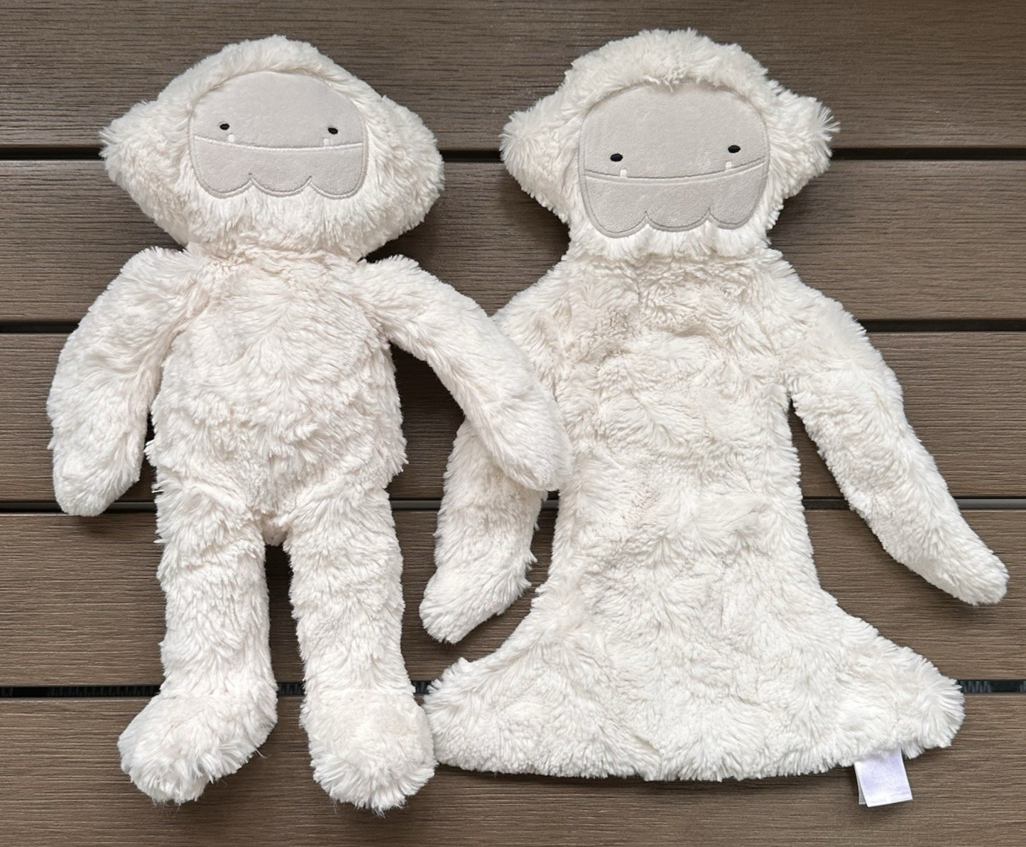 2 Slumberkins White Yeti 1x Plush Stuffed Animal 1x Snuggler NoBook SEL 14\ 2 Slumberkins White Yeti 1x Plush Stuffed Animal 1x Snuggler NoBook SEL 14\