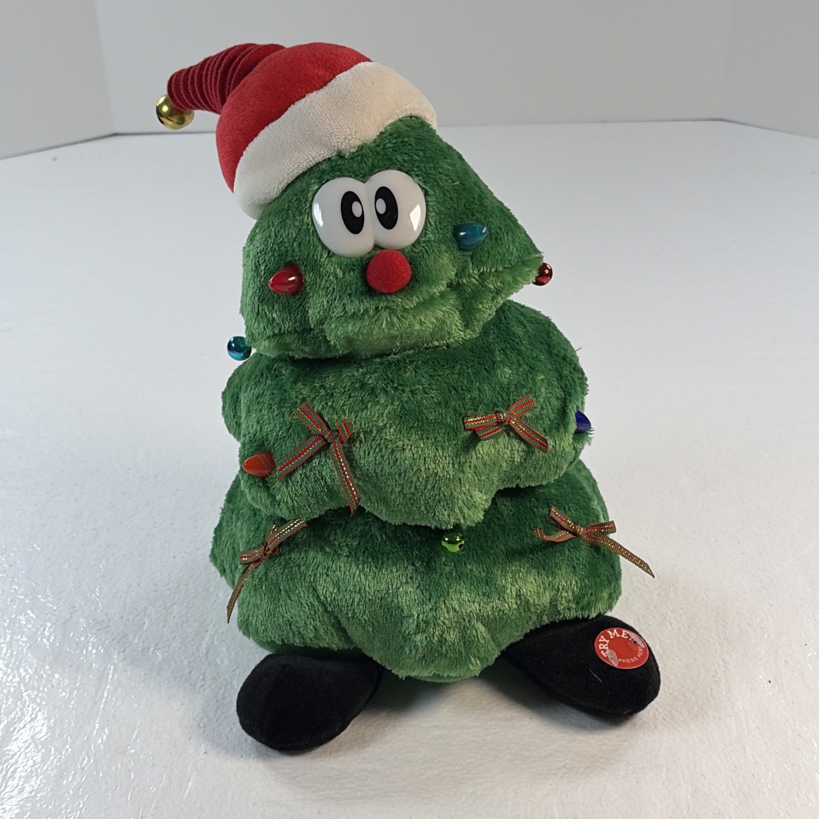 Cuddle Barn Rockin Robbie Singing Light Up Animated Christmas Tree Plush Working Cuddle Barn Rockin Robbie Singing Light Up Animated Christmas Tree Plush Working